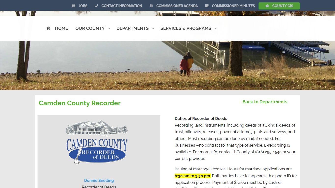 Recorder | Camden County Missouri