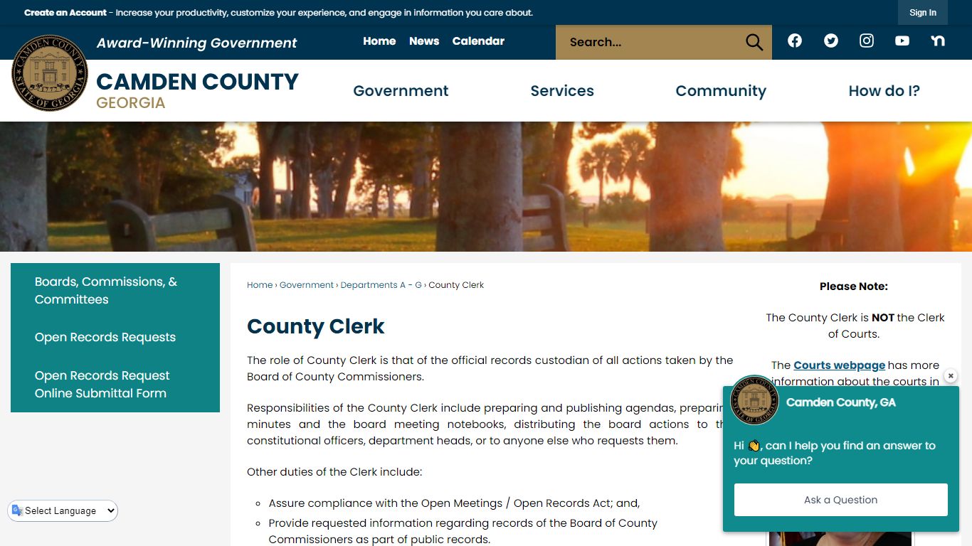 County Clerk | Camden County, GA - Official Website